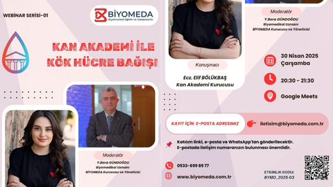 30 Nisan; Mesleki ve Teknik Anadolu Lisesi Öğrencileri için Çevrimiçi Etkinlik